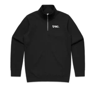 Trec Half Zip Stencil Sweater
