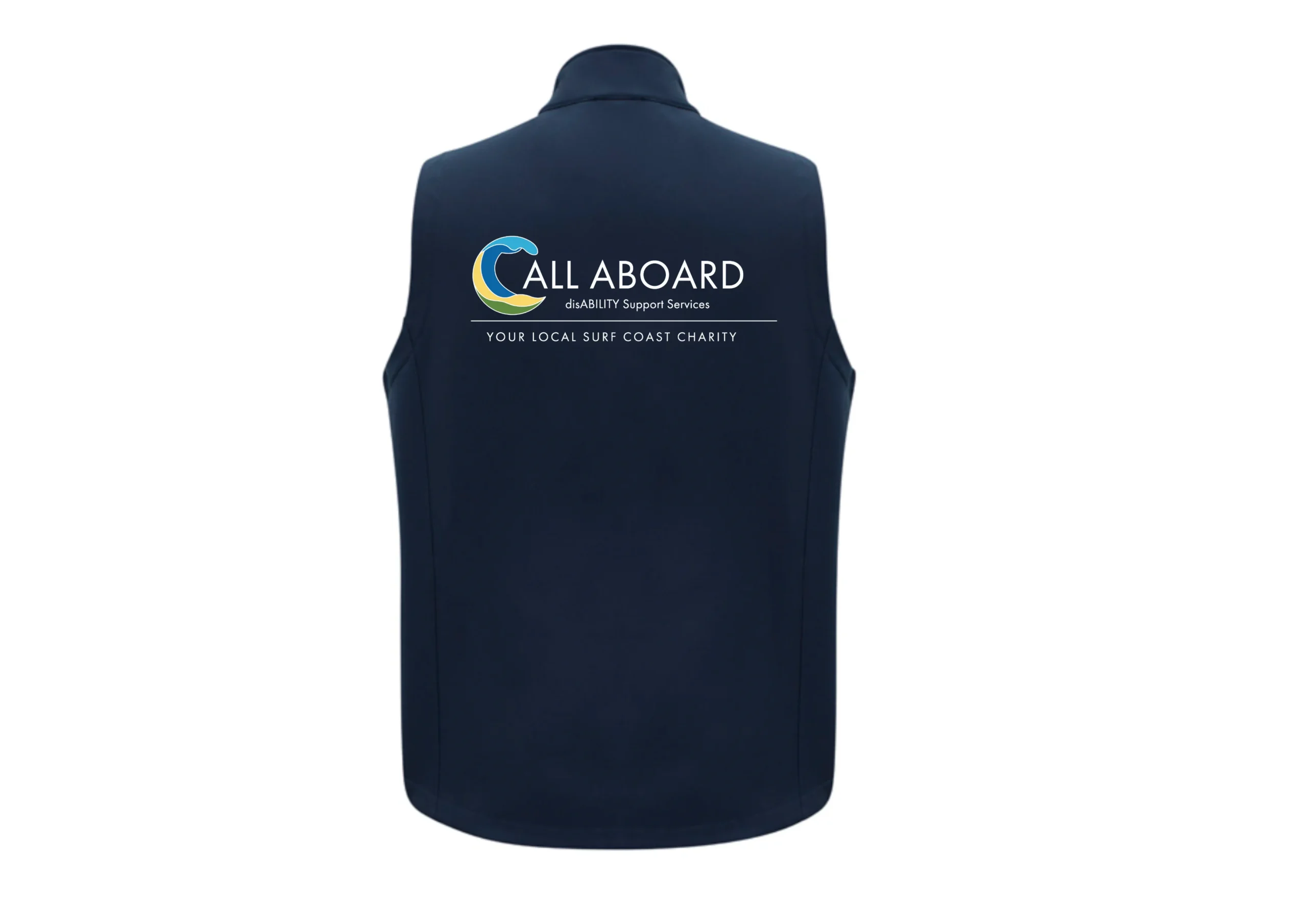 All Aboard Apex Shell Vest - Navy ( unisex) - Image 2
