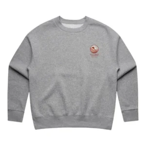 Village Wellness WOMEN'S MERCH RELAXED CREW Grey Marle