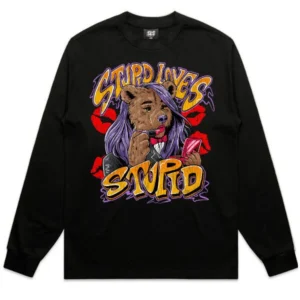 Red Flags & Lip Gloss Up Front L/S Tee