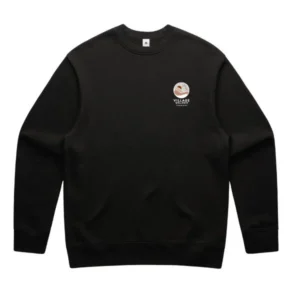 Village Wellness UNISEX MERCH RELAXED CREW Black