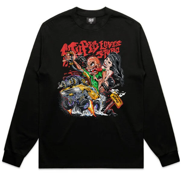 Grip It 'n' Rip Up Front Heavy L/S Tee