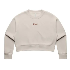KLAE Women's Relaxed Cropped Crew