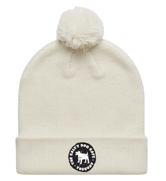 Salty Dog Pom Pom Beanie – Recycled Knit Winter Hat (3 Colours) - Image 3