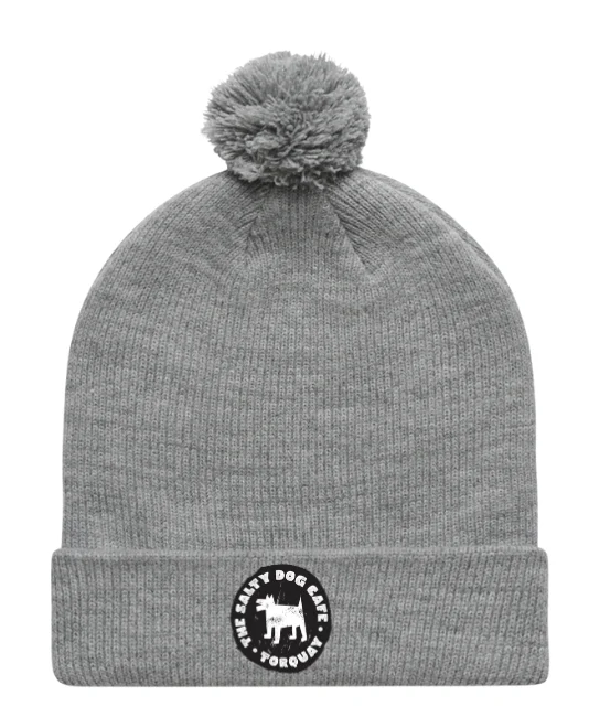 Salty Dog Pom Pom Beanie – Recycled Knit Winter Hat (3 Colours) - Image 2