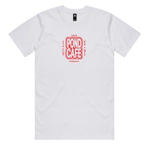 pond cafe retro badge tee
